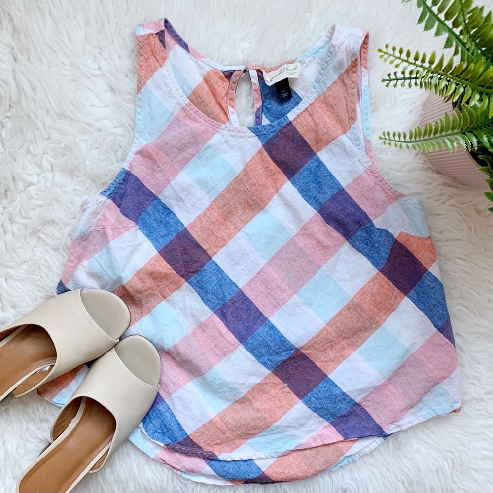 Target Universal Thread plaid tank top